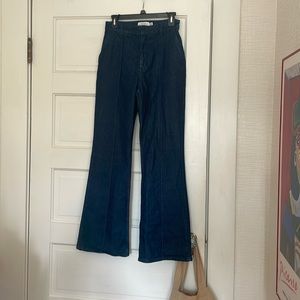 & other stories size 4 flare front seam jeans. NWT